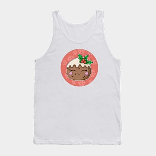 Happy Christmas Pudding Tank Top